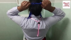 หนังโปัไทย วัยรุ่นเด็กนักเรียนแอบไปเย็ดกันในห้องครู เมื่อแฟนขี้เงียนอยากเย็ดแบบเล่าใจ